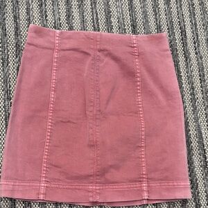 Jolt Dusty Rose Pencil Skirt